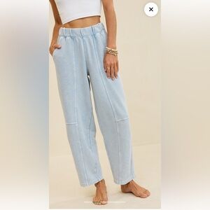 Aerie Seams Right Sweatpants color: Cloud Wash size: M